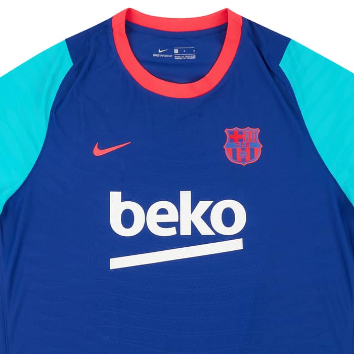 2020-21 Barcelona Player Issue Vaporknit Training Shirt