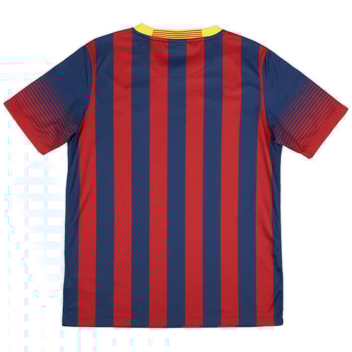 2013-14 Barcelona Home Shirt - 8/10 - (XL.Boys)