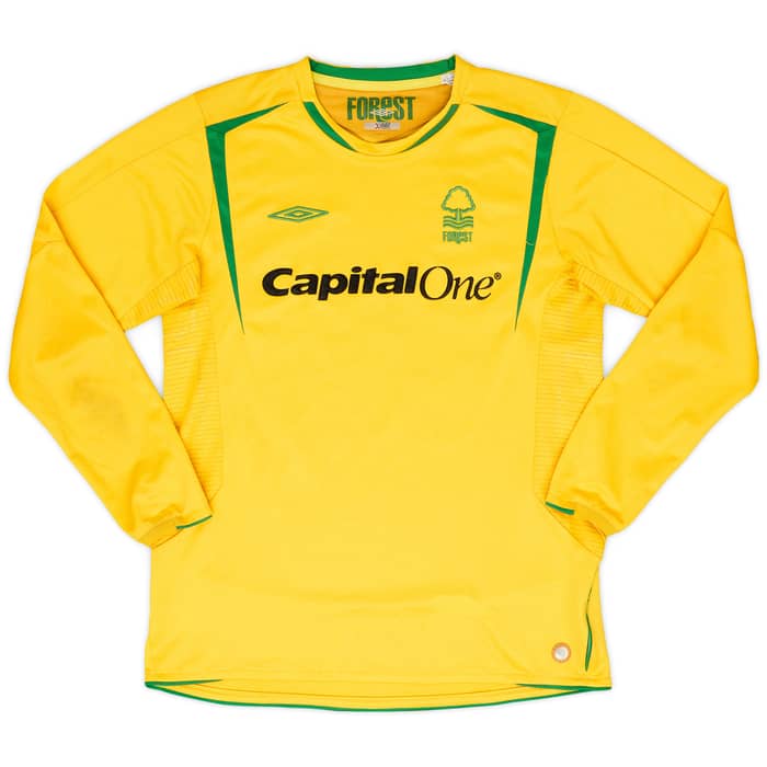 2005-06 Nottingham Forest Away L/S Shirt Clingan #16 - 6/10 - (XL.Boys)