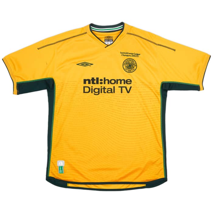 2002-03 Celtic Away Shirt Larsson #7 - 7/10 - (L)