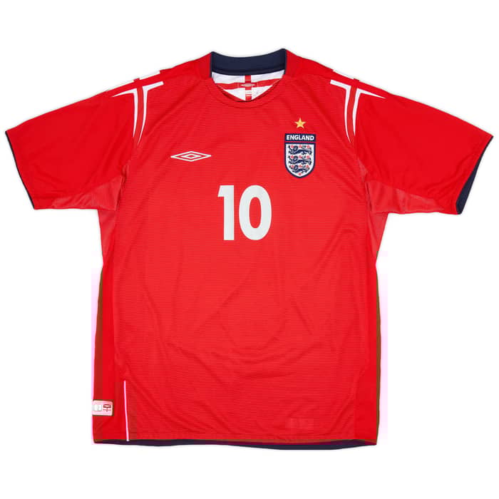 2004-06 England Away Shirt Owen #10 - 6/10 - (L)