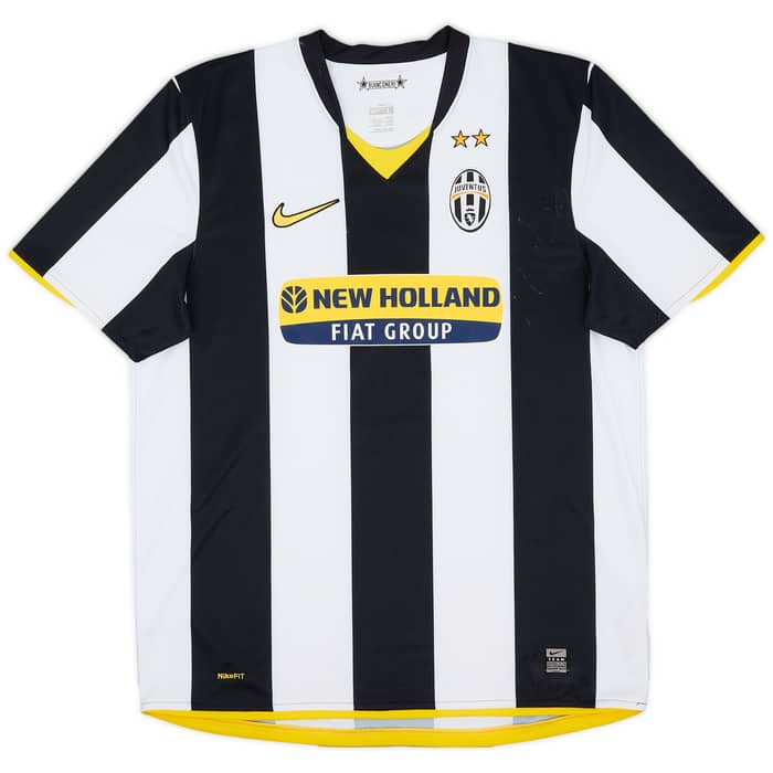 2008-09 Juventus Signed Home Shirt Amauri #8 - 5/10 - (L)