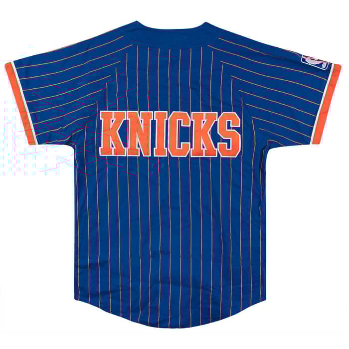 2014 New York Knicks Mitchell & Ness Baseball Tee S