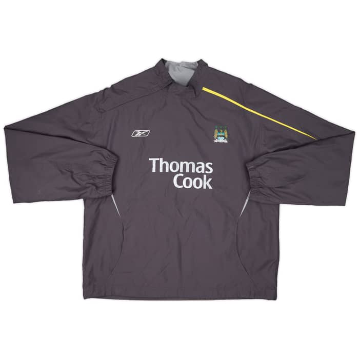 2004-06 Manchester City Reebok 1/4 Zip Drill Top - 6/10 - (XL)