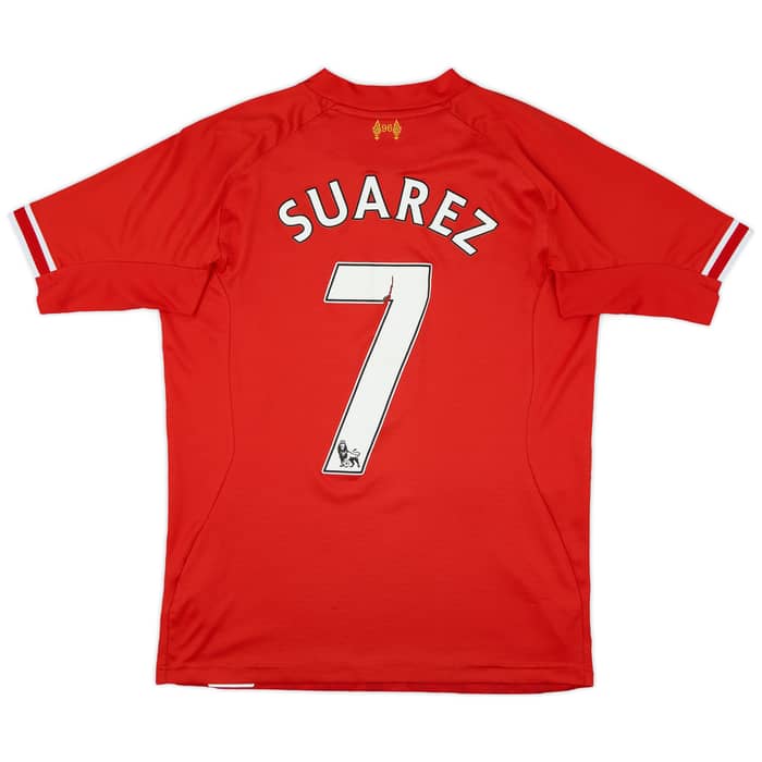 2013-14 Liverpool Home Shirt Suarez #7 - 5/10 - (M)