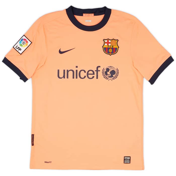 2009-10 Barcelona Away Shirt Messi #10 - 6/10 - (S)
