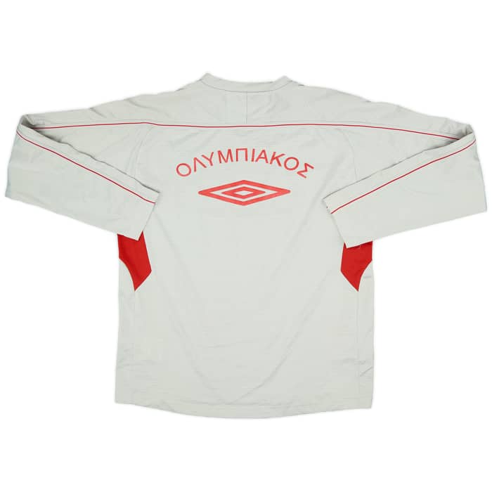 2004-05 Olympiakos Umbro Training L/S Shirt - 8/10 - (L)