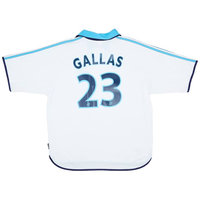 1998-99 Olympique Marseille Home Shirt Gallas #23 - 9/10 - (XL)