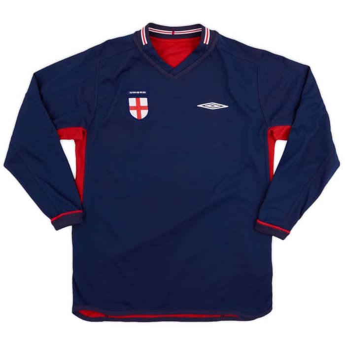 2002-04 England Away Shirt - 7/10 - (XL.Boys)