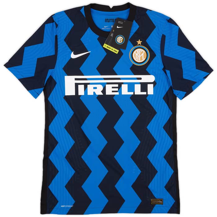 2020-21 Inter Milan Authentic Home Shirt Lukaku #9 (S)