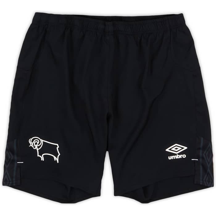 2020-21 Derby County Umbro Training Shorts - 9/10 - (KIDS)