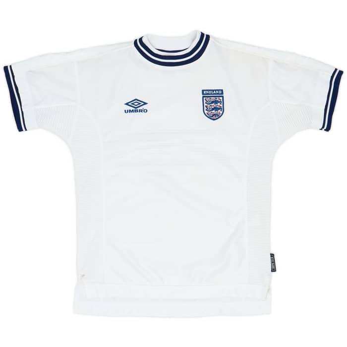1999-01 England Home Shirt - 7/10 - (L.Boys)