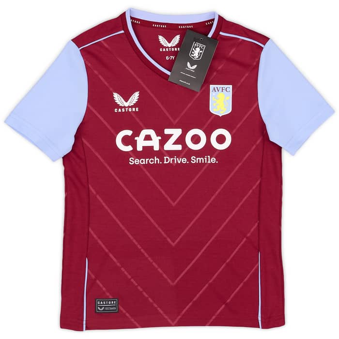 2022-23 Aston Villa Home Full Kit (6-7 Years)