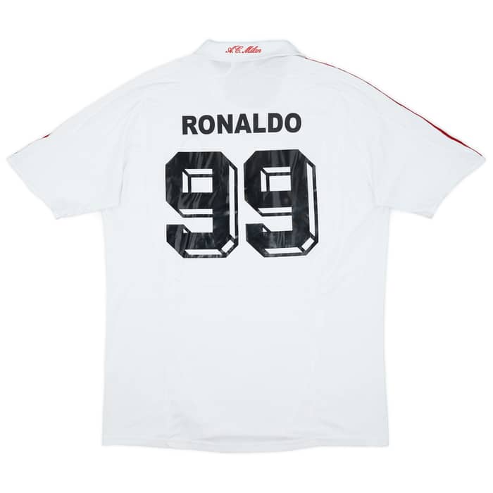 2007-08 AC Milan Away Shirt Ronaldo #99 - 4/10 - (XXL)