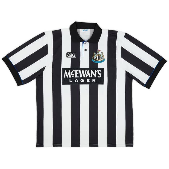 1993-95 Newcastle Home Shirt Cole #9 - 7/10 - (XXL)