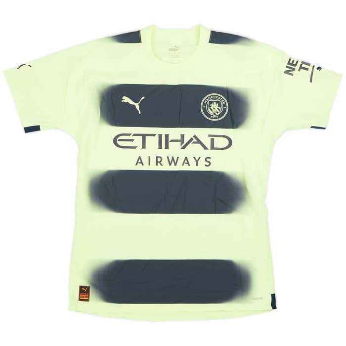 2022-23 Manchester City Match Issue FA Cup Third Shirt Edozie #53