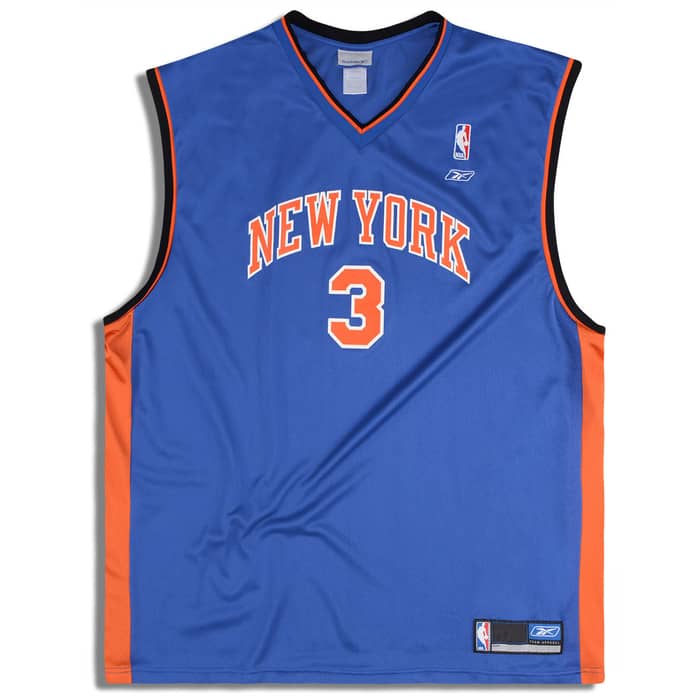 2004-06 New York Knicks Marbury #3 Reebok Jersey (Away) Y
