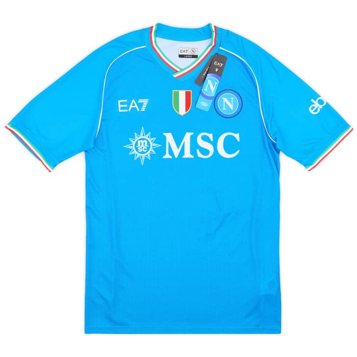 2023-24 Napoli Home Shirt Di Lorenzo #22