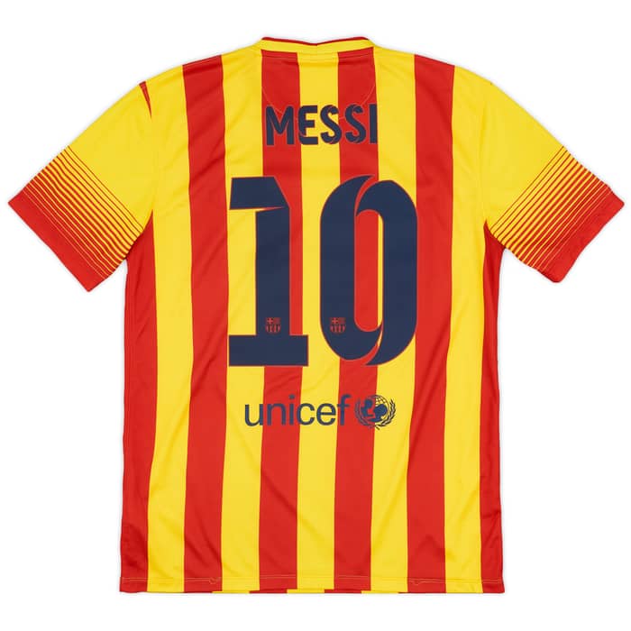 2013-15 Barcelona Away Shirt Messi #10 - 6/10 - (M)