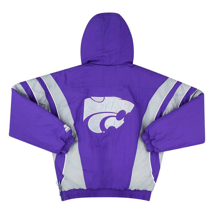 1990s Kansas State Wildcats Starter 1/2 Zip Rain Coat XL