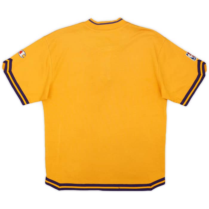 1997-98 LA Lakers Champion Shooting Shirt - 6/10 - (M.Boys)