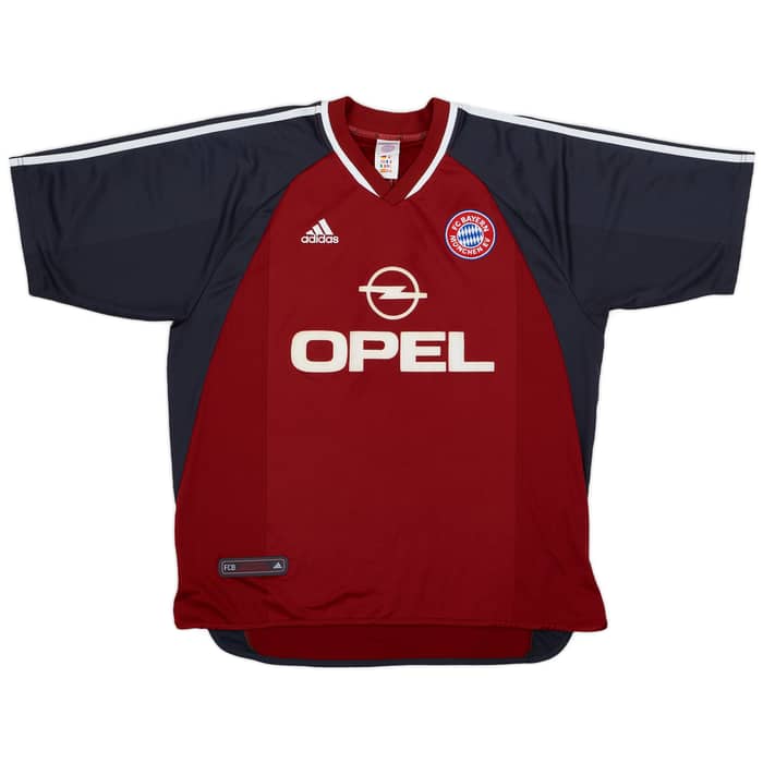 2001-02 Bayern Munich Home Shirt Elber #9 - 6/10 - (XL)