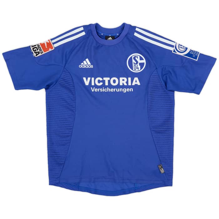 2002-04 Schalke Home Shirt Moller #7 - 6/10 - (XL.Boys)