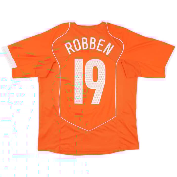 2004-06 Netherlands Home Shirt Robben #19 - 9/10 - (L)