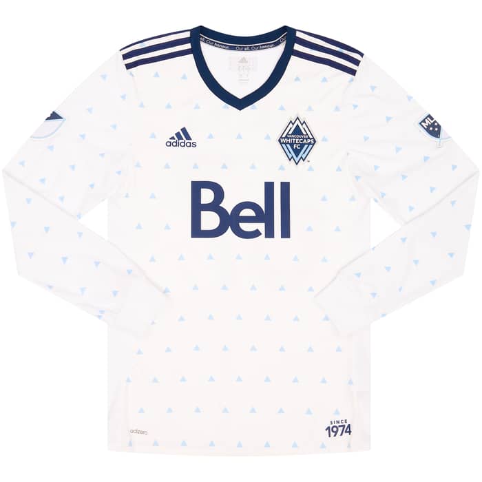 2017 Vancouver Whitecaps Match Issue Signed Home L/S Shirt Davis #67