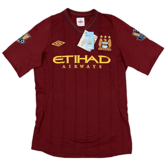 2012-13 Manchester City Away Shirt Kompany #4 (M)