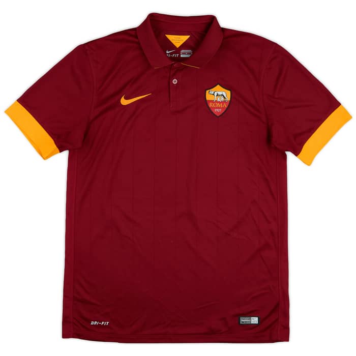 2014-15 Roma Home Shirt De Rossi #16 - 10/10 - (M)