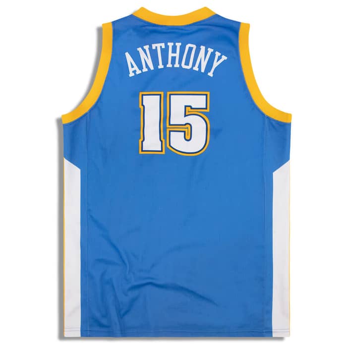 2003-10 Denver Nuggets Anthony #15 Champion Jersey (Away) Y