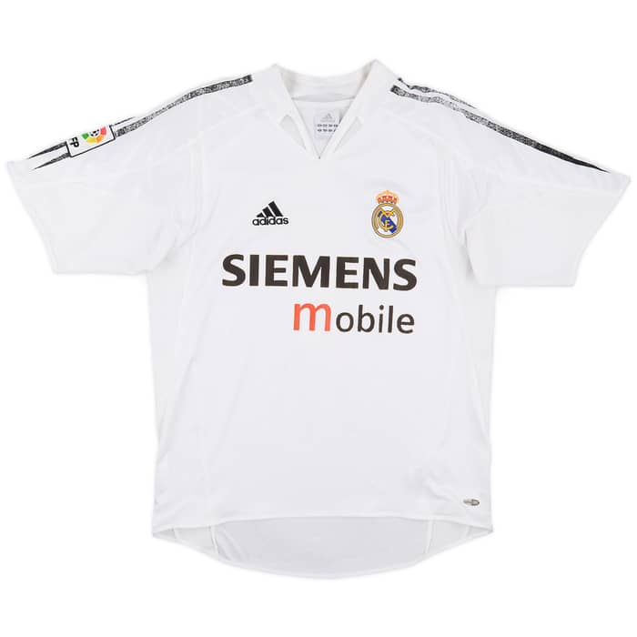 2004-05 Real Madrid Home Shirt Zidane #5 - 4/10 - (S)