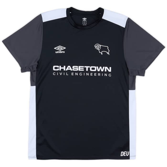 2016-17 Derby County Staff Issue Training Shirt #DEV - 7/10 - (M)