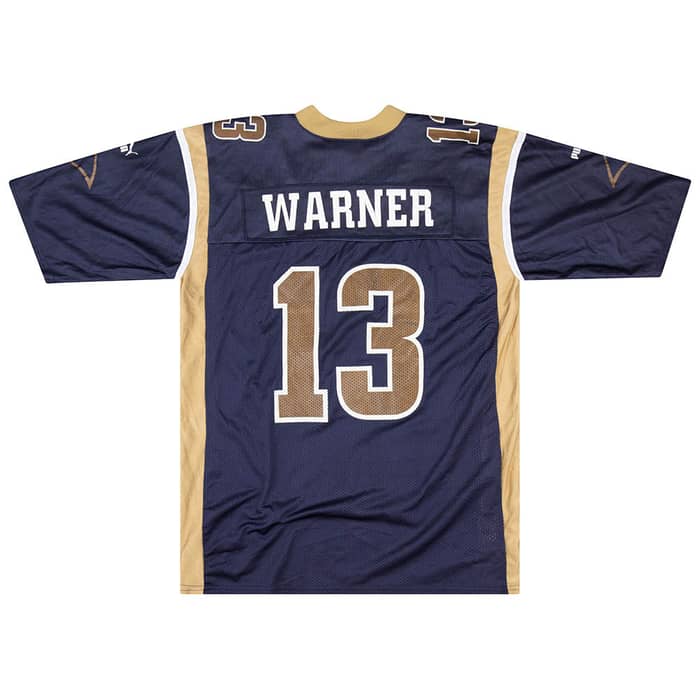 2000 St. Louis Rams Warner #13 Puma Jersey (Home) L