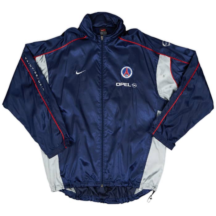 2001-02 Paris Saint-Germain Nike Hooded Track Jacket - 7/10 - (XL)