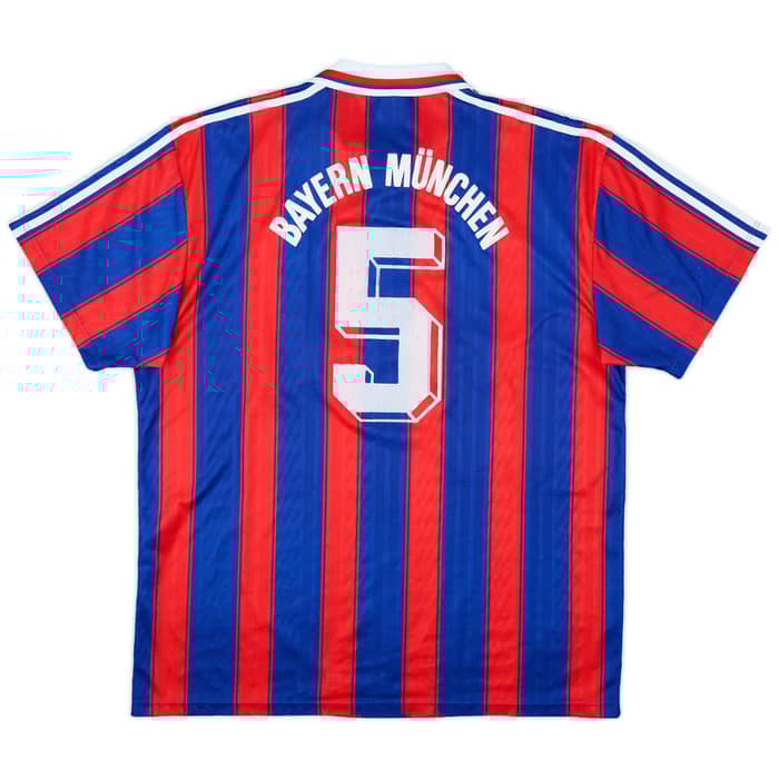 1995-97 Bayern Munich Home Shirt #5 - 5/10 - (XL)