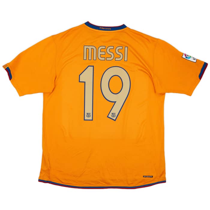 2006-08 Barcelona Away Shirt Messi #19 - 8/10 - (L)