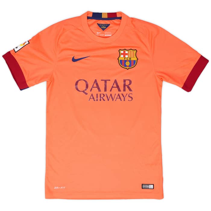 2014-15 Barcelona Away Shirt Messi #10 - 6/10 - (S)