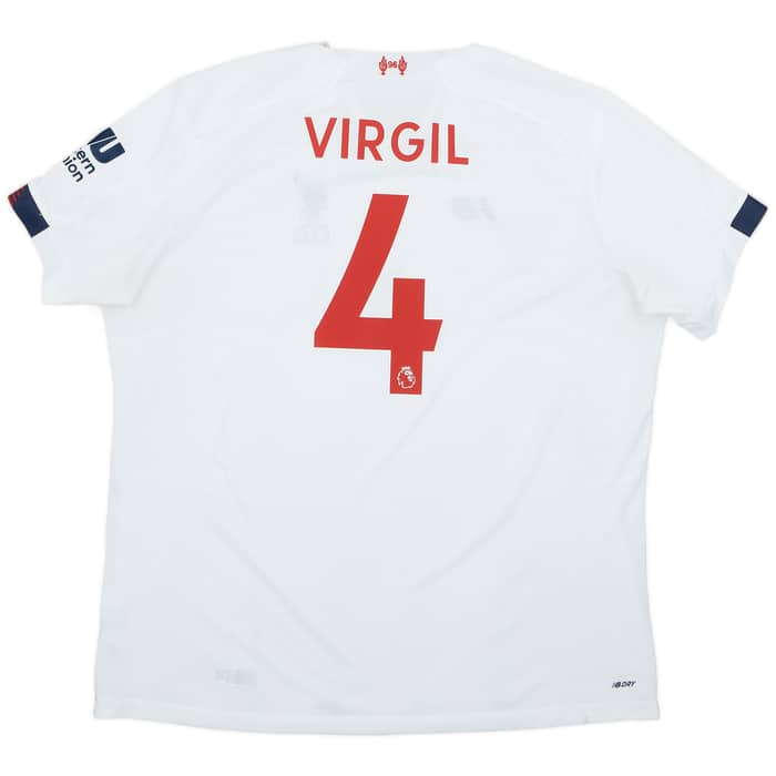 2019-20 Liverpool Away Shirt Virgil #4 - 6/10 - (XXL)