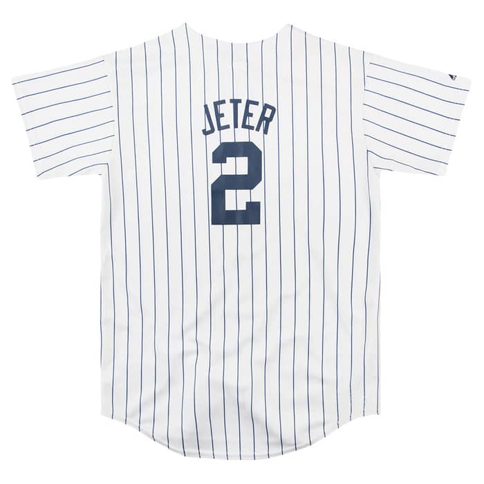2009-14 New York Yankees Jeter #2 Majestic Jersey (Home) Y