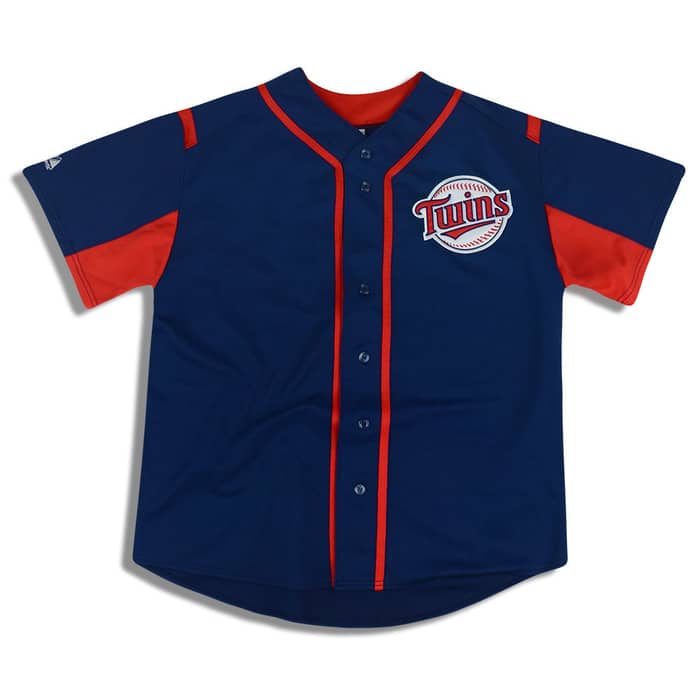 2004-09 Minnesota Twins Mauer #7 Majestic Jersey (Alternate) L