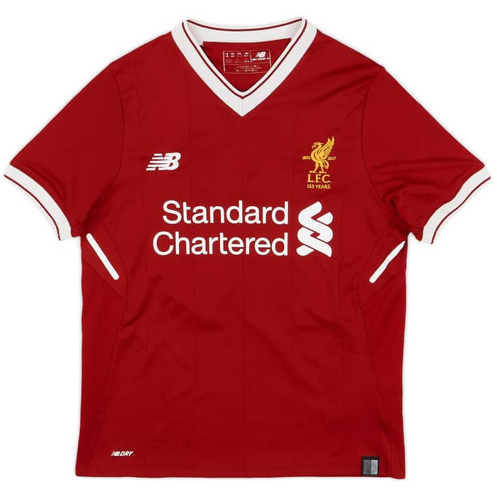 2017-18 Liverpool 125 Years Home Shirt Lallana #20 - 8/10 - (M.Boys)
