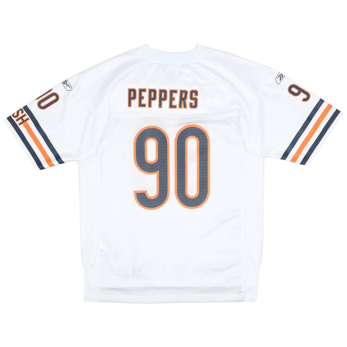 2010-11 Chicago Bears Peppers #90 Reebok On Field Away Jersey (Excellent) L