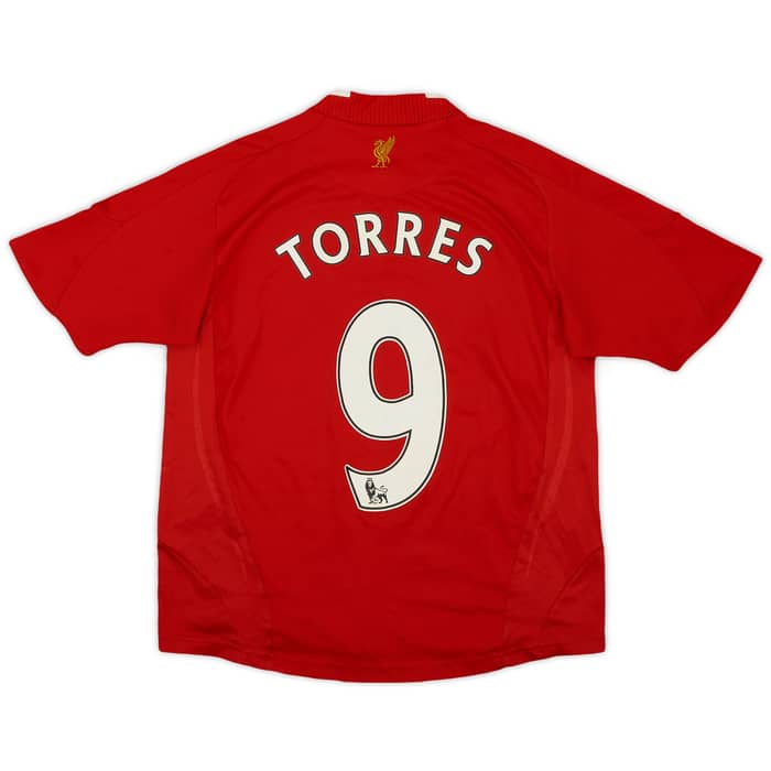 2008-10 Liverpool Home Shirt Torres #9 - 5/10 - (M.Boys)