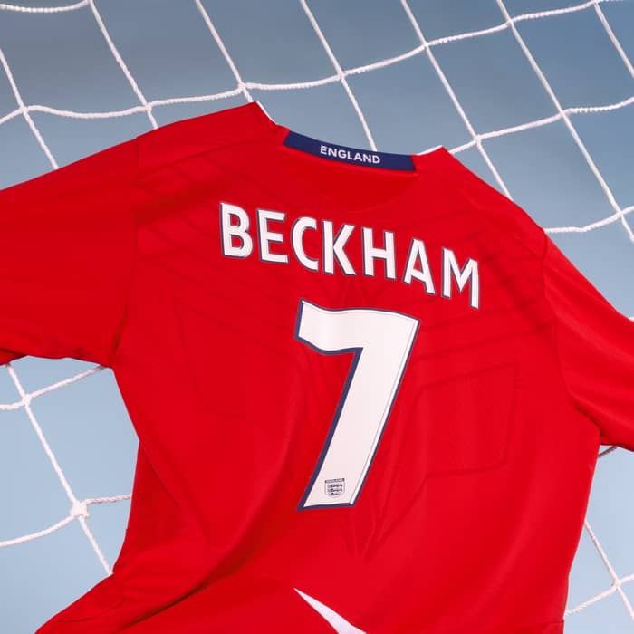 2008-10 Maillot extérieur England Beckham #7 - 8/10 - (S)