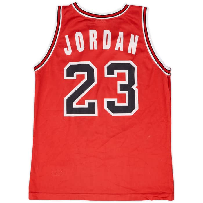 1991-98 Chicago Bulls Jordan #23 Champion Away Jersey - 8/10 - (S)