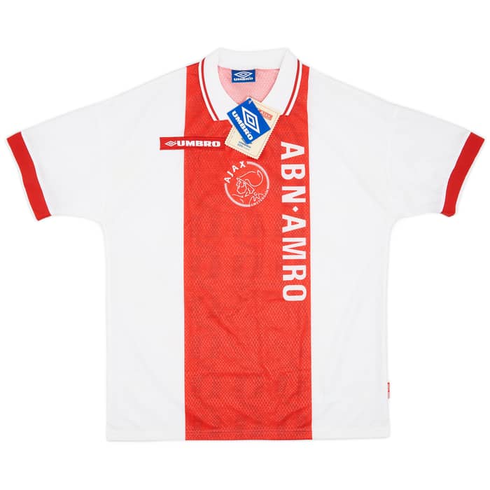 1998-99 Ajax Home Shirt F.De Boer #4 - 9/10 - (XL)