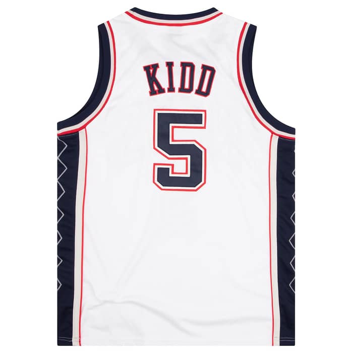 2006-08 Authentic New Jersey Nets Kidd #5 adidas Jersey (Home) M