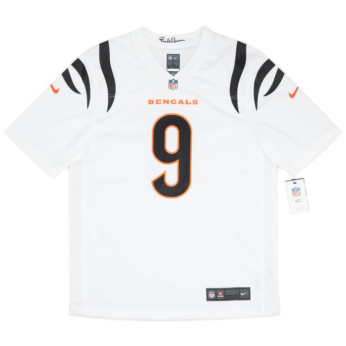 2021-23 Cincinnati Bengals Burrow #9 Nike Game Away Jersey (XL)